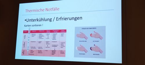 Übung November Thermische Notfälle